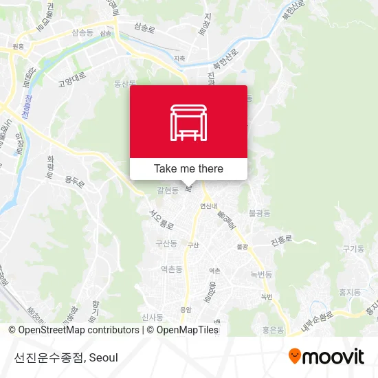 선진운수종점 map