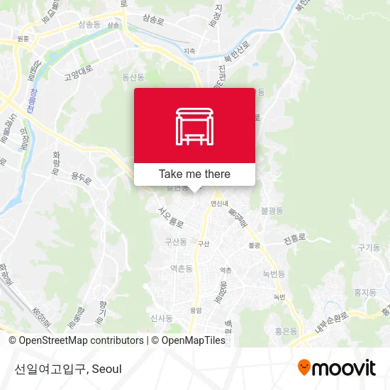 선일여고입구 map