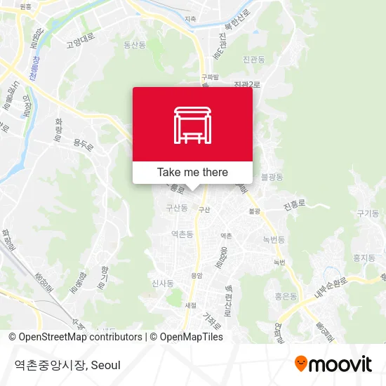 역촌중앙시장 map