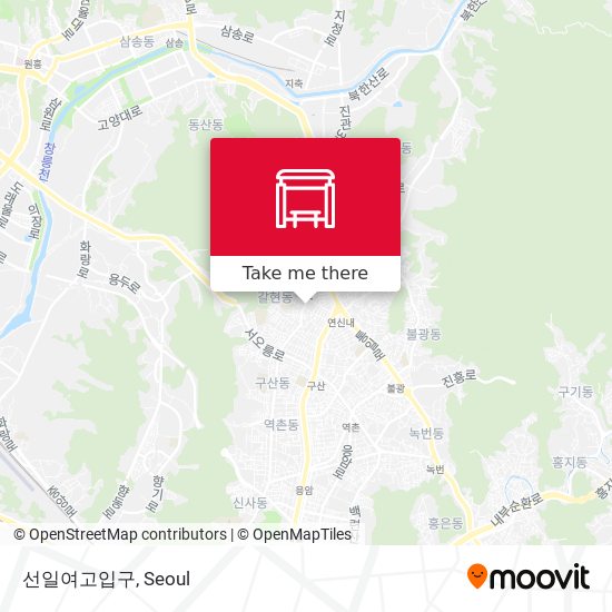 선일여고입구 map