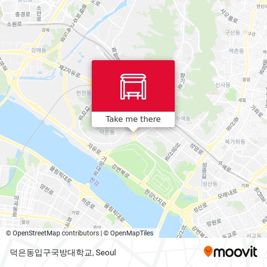 덕은동입구국방대학교 map