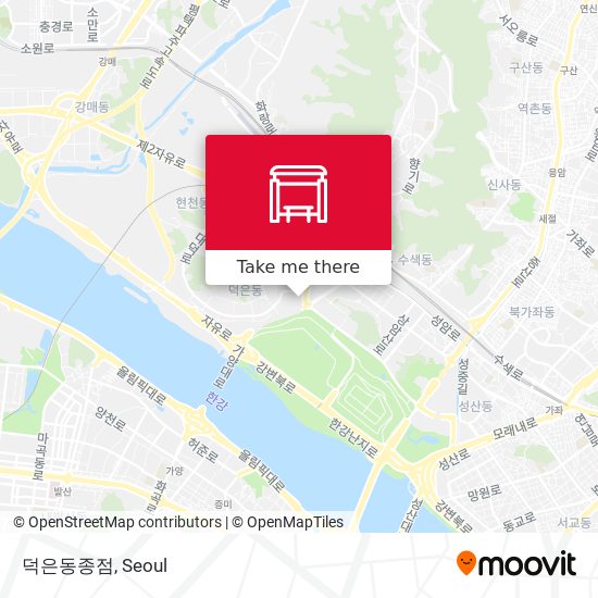 덕은동종점 map