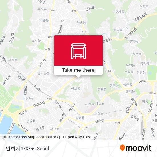 연희지하차도 map