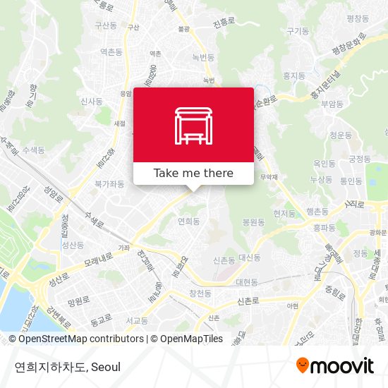 연희지하차도 map