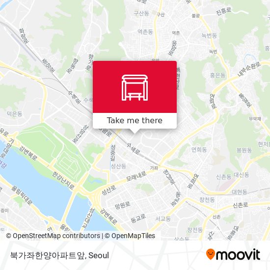 북가좌한양아파트앞 map