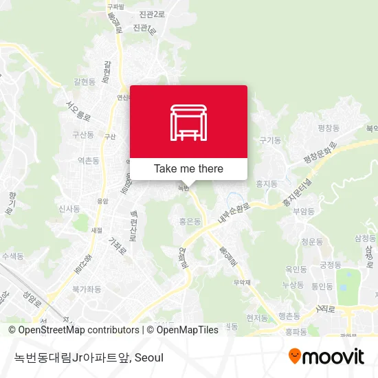 녹번동대림Jr아파트앞 map