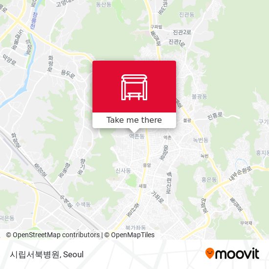 시립서북병원 map