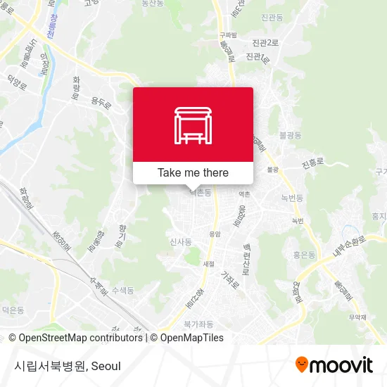 시립서북병원 map