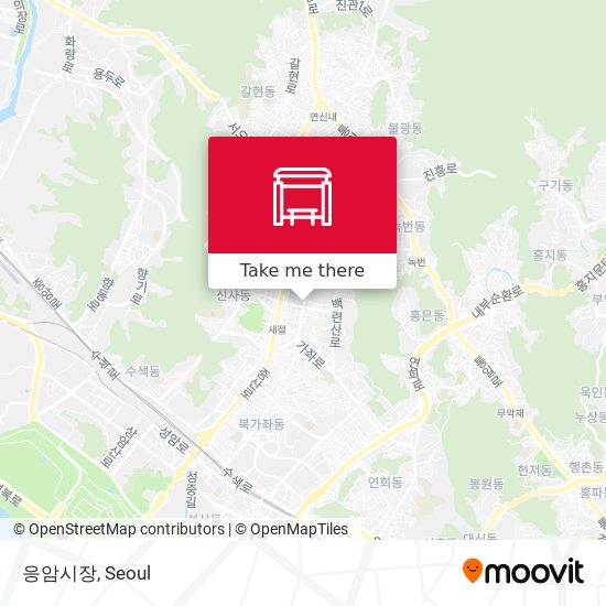 응암시장 map