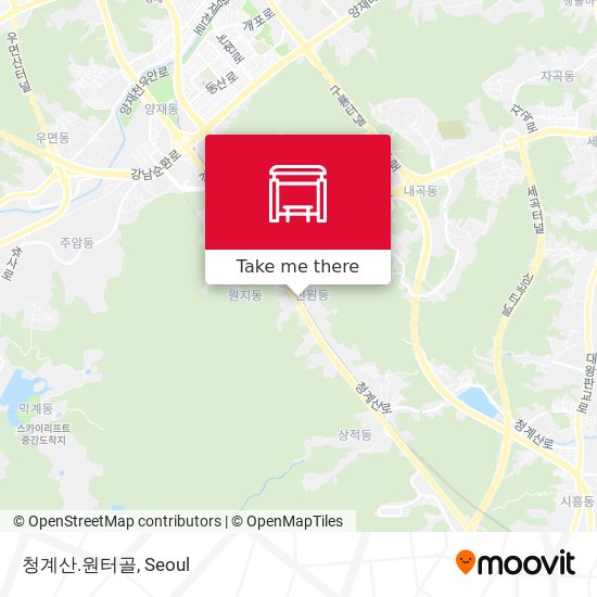 청계산.원터골 map