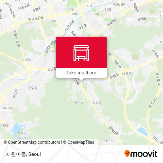새원마을 map