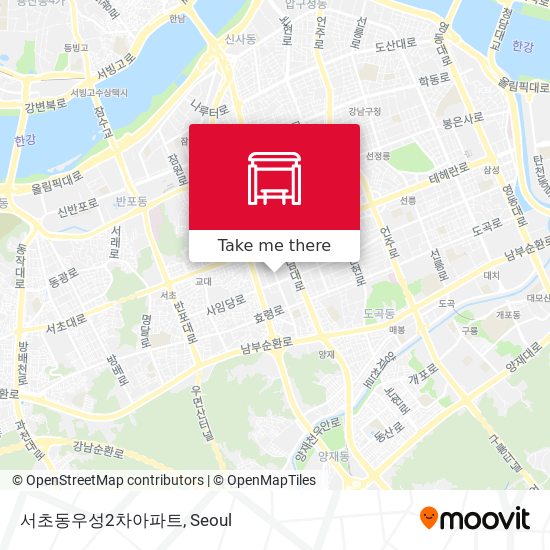 서초동우성2차아파트 map