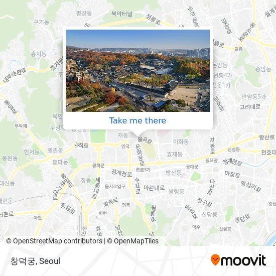 창덕궁 map