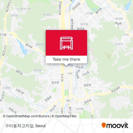 구미동차고지앞 map