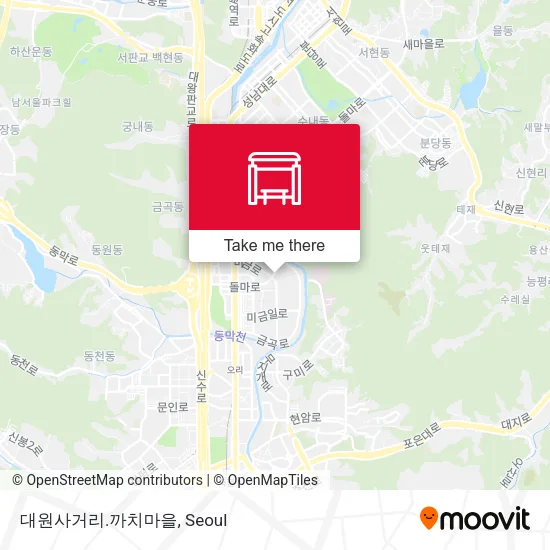 대원사거리.까치마을 map