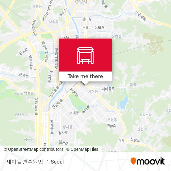 새마을연수원입구 map