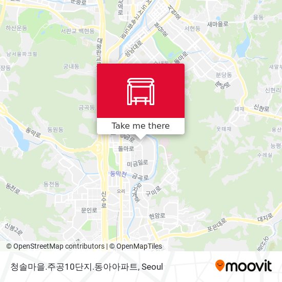 청솔마을.주공10단지.동아아파트 map