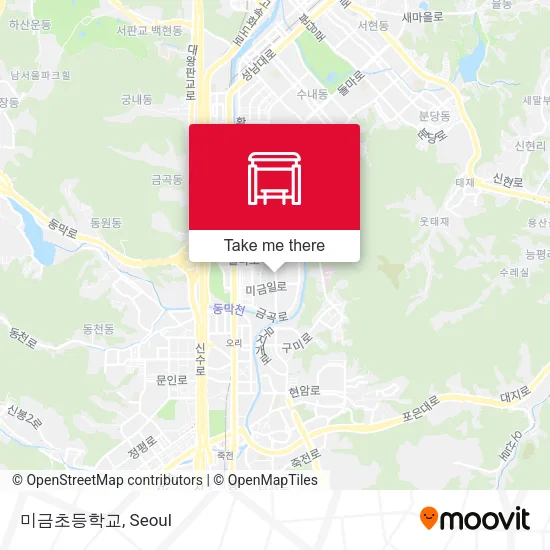 미금초등학교 map