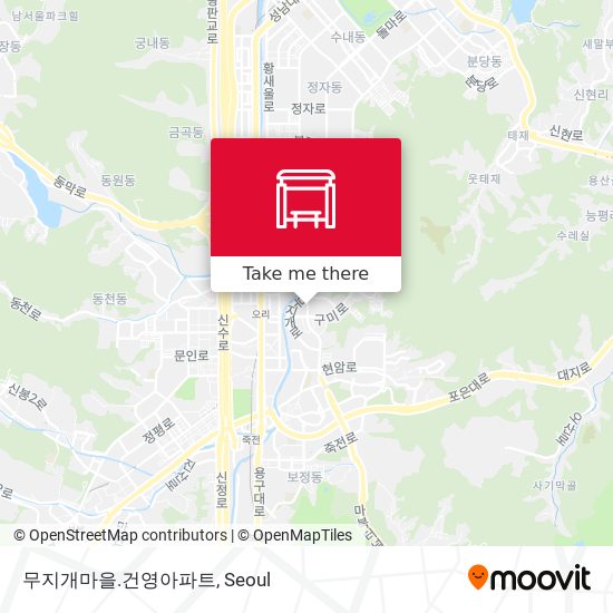 무지개마을.건영아파트 map