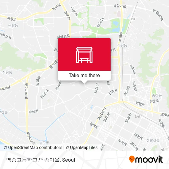 백송고등학교.백송마을 map