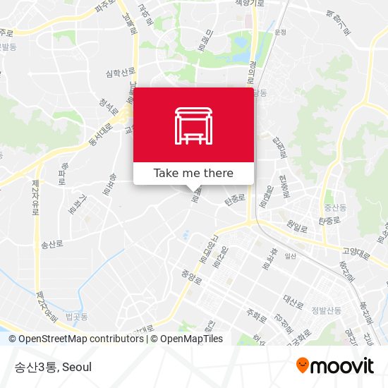 송산3통 map