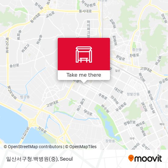 일산서구청.백병원(중) map