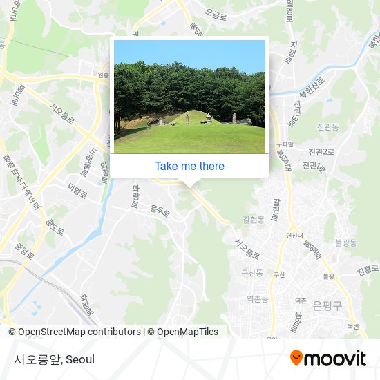 서오릉앞 map