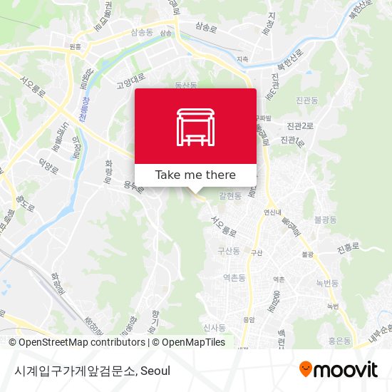 시계입구가게앞검문소 map