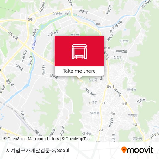 시계입구가게앞검문소 map