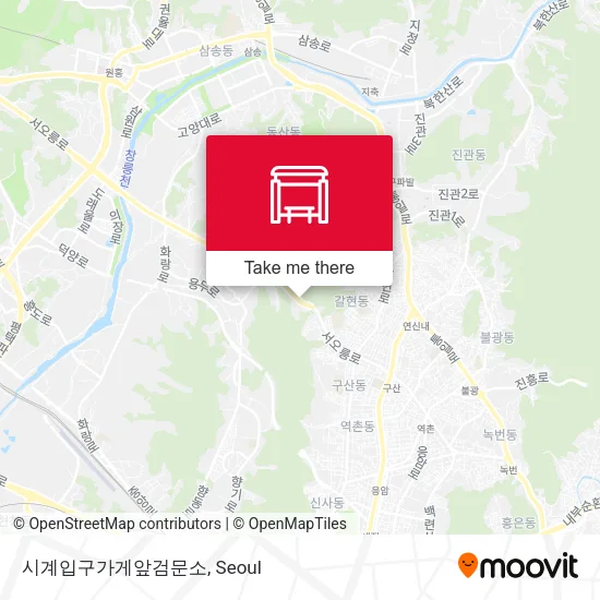 시계입구가게앞검문소 map