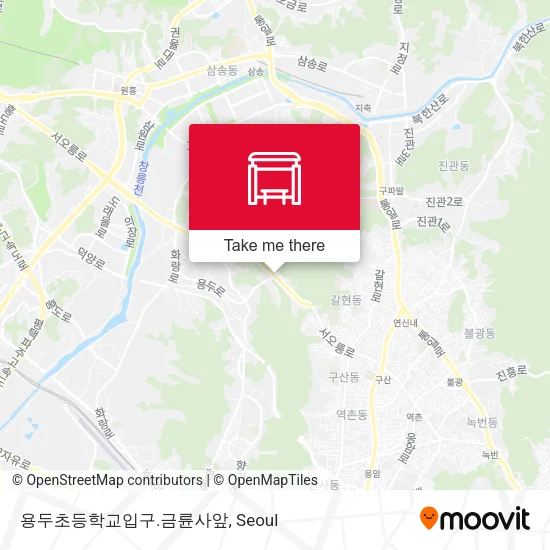용두초등학교입구.금륜사앞 map