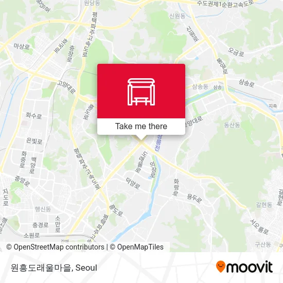 원흥도래울마을 map