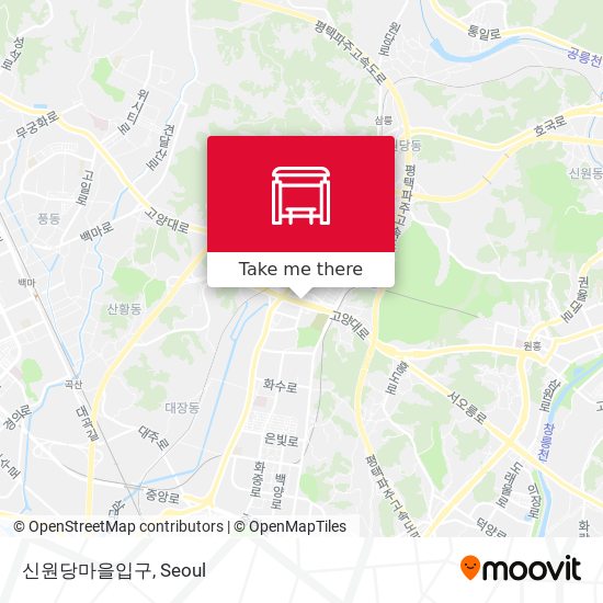 신원당마을입구 map