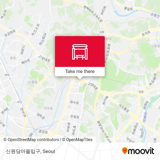 신원당마을입구 map