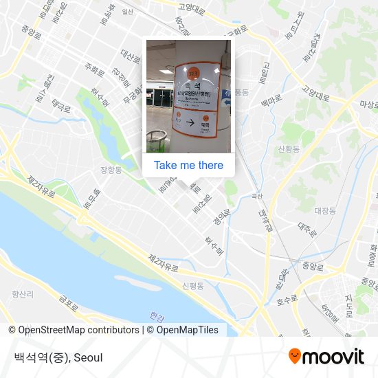 백석역(중) map