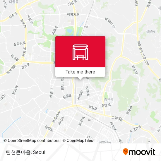 탄현큰마을 map