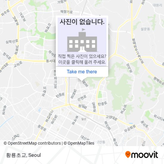 황룡초교 map