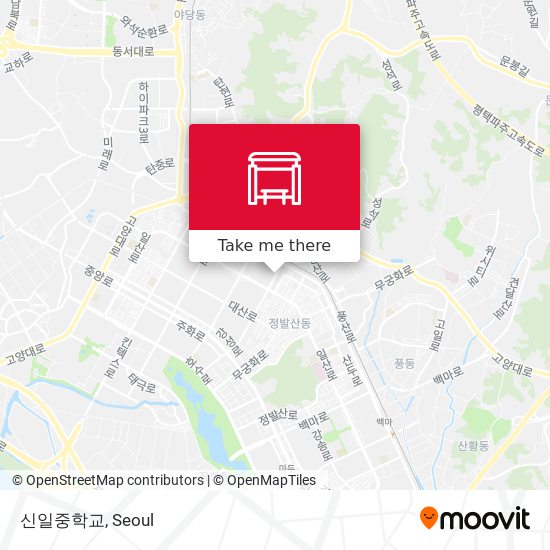 신일중학교 map