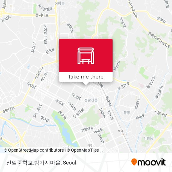 신일중학교.밤가시마을 map