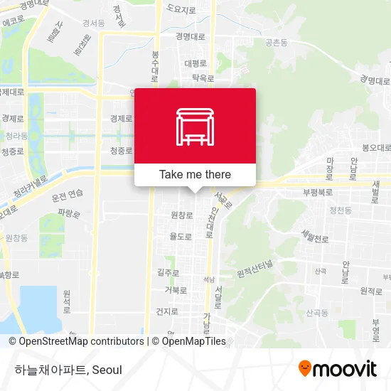 하늘채아파트 map