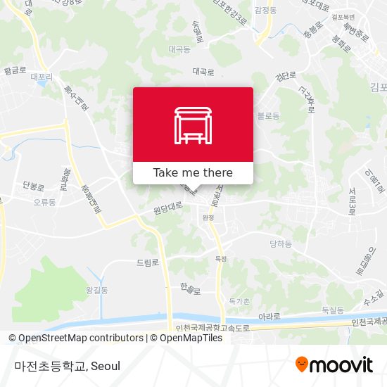 마전초등학교 map
