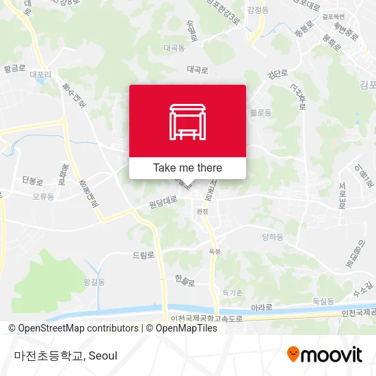 마전초등학교 map