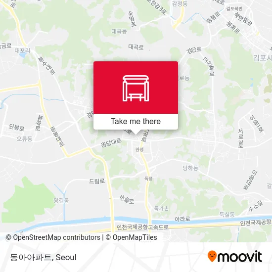 동아아파트 map