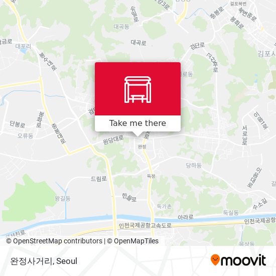 완정사거리 map