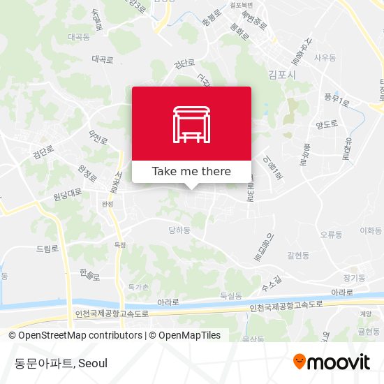 동문아파트 map