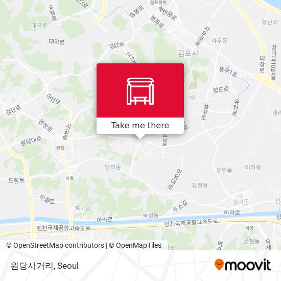 원당사거리 map