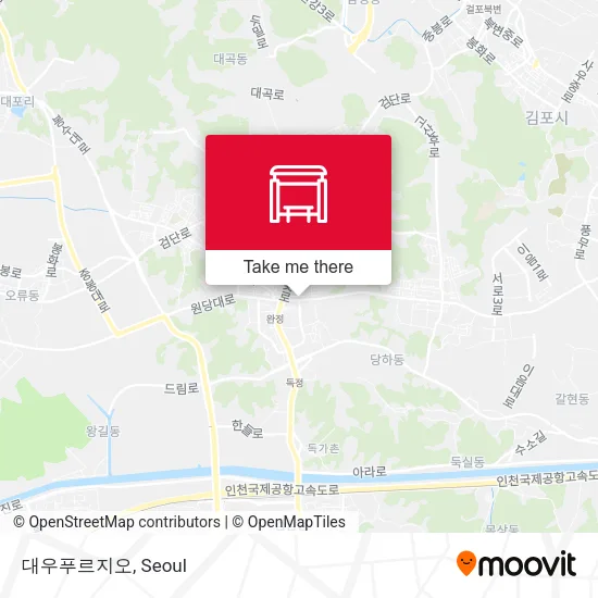 대우푸르지오 map