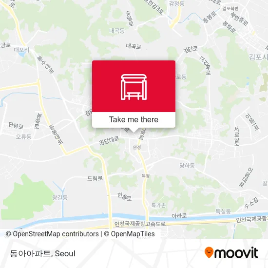 동아아파트 map