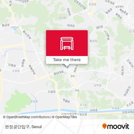 완정공단입구 map