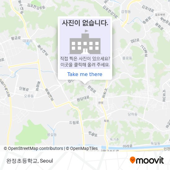 완정초등학교 map